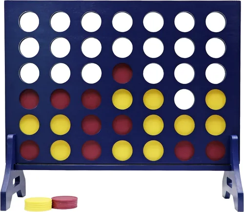 Miniatura 71 de Tailgating Pros Cuatro en una fila gigante azul marino premium con funda de transporte – Juego de patio al aire libre de gran tamaño – ¡Muchos