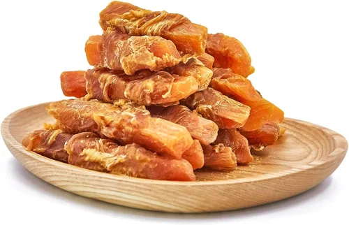 Miniatura 11 de Jungle Calling Golosinas para perros, batata envuelta en pollo sin piel, sin gluten y granos, mordeduras masticables para una nutrición equilibrada