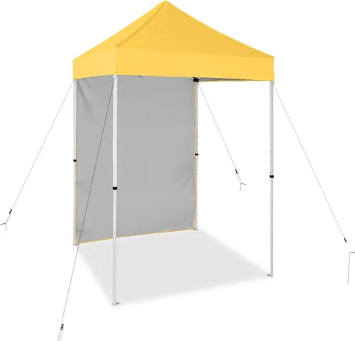 Miniatura 39 de EAGLE PEAK Toldo instantáneo de 5 x 5 con paneles de pared de 4 lados, pequeña tienda de campaña portátil desplegable con bolsa de transporte
