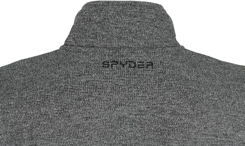 Miniatura 3 de Spyder Raider - Suéter con cremallera completa para hombre, color carbón jaspeado-F20, talla M