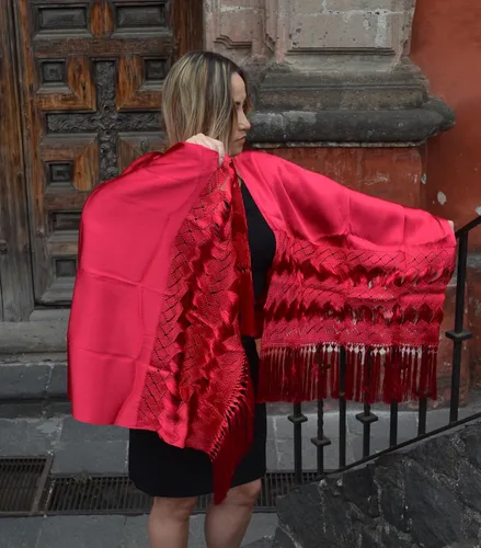 Miniatura 2 de Rebozo Mexicano Santa María del Río