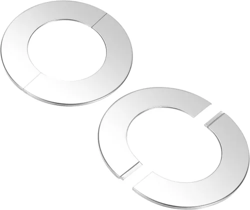 Miniatura 13 de M METERXITY Paquete de 2 bridas divididas de pared, para tubo de diámetro exterior de 0.9 pulgadas/0.866 in, placa de escudo de acero inoxidable
