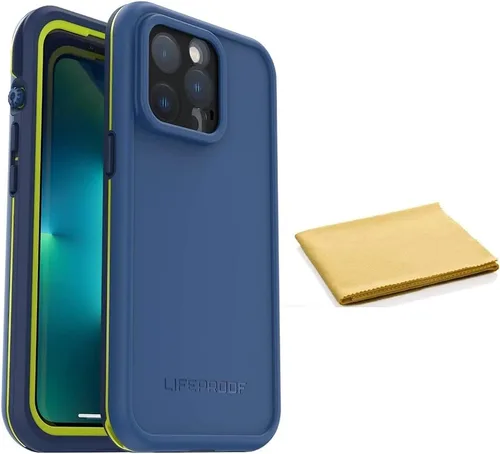 LifeProof FRē Series - Funda impermeable con Magsafe para iPhone 13 Pro (solo con paño de limpieza, embalaje no minorista), color azul