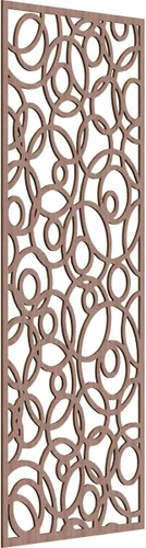 Miniatura 149 de Latrobe Paneles de pared decorativos de madera con calado, 9 3/8 pulgadas de ancho x 24 3/8 pulgadas de alto x 3/8 de alto, roble rojo rojo (Red Oak)