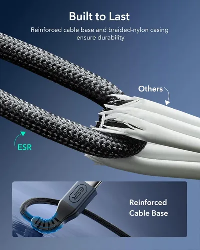 Miniatura 5 de ESR para cargador Magsafe, cargador inalámbrico de 15 W, cargador Magsafe para iPhone 17/16/15/14/13/12, AirPods 4/3/Pro/Pro 2, Galaxy S25