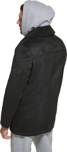 Miniatura 5 de Calvin Klein Chaqueta de piel de oveja sintética para hombre