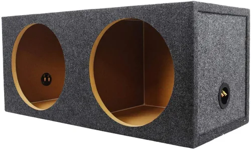 Miniatura 3 de Rockville RD12 Caja de subwoofer sellada doble de 12 pulgadas y 1.25 pies cúbicos, fabricada en EE. UU., MDF de 3/4 pulgadas, alfombra negra