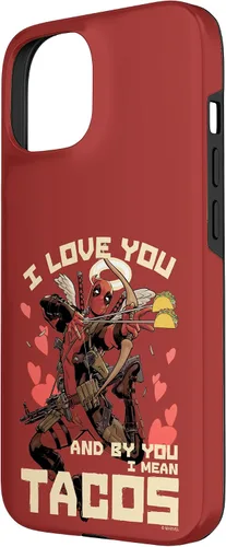 Miniatura 11 de Marvel Deadpool I Love You and by You I Mean Tacos - Carcasa para iPhone 17