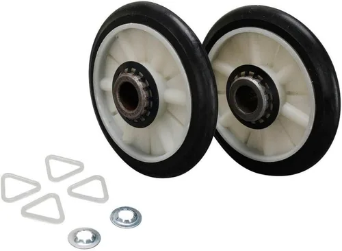 EAGLEGGO Kit de rodillos de soporte de tambor trasero compatible para secadora Amana NED4600YQ1, LG5701XMW1, Kenmore / Sears 11076894810, Maytag