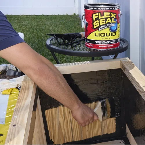 Miniatura 5 de Líquido de sellado Flex Seal grande, 16 oz, negro, LFSBLKR16