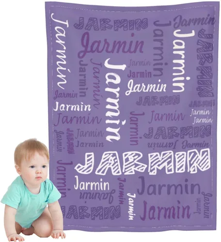 Miniatura 21 de Manta personalizada para niño, manta suave para regalo de cumpleaños de bebé Color: 14