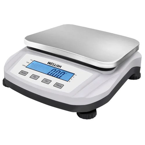 Miniatura 9 de Báscula de laboratorio 21.16 oz/0.00 oz Báscula digital de alta precisión con pesos de 17.64 oz Balanza analítica Balanza electrónica para pesaje