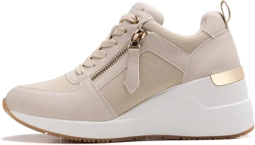 Miniatura 2 de Viscozzy Zapatillas de tacón alto con cuña para mujer