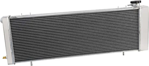 Miniatura 6 de Radiador de aluminio CU1193 para 1991-2001 Jeep Cherokee Comanche Wagoneer XJ 2.5 L4 4.0 L6 Radiador de gas 3 radiadores de núcleo de fila