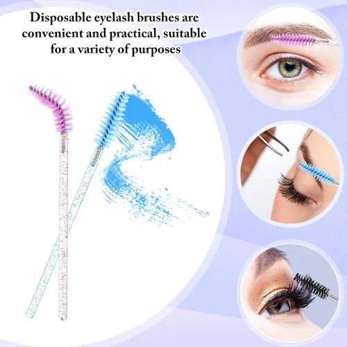 Miniatura 3 de Skylety 1000 varitas desechables para rímel a granel, carretes aplicadores de maquillaje, varitas de pestañas para extensión de pestañas, peine
