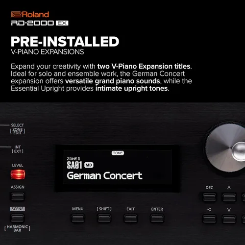 Miniatura 4 de Roland Piano digital para escenario Premium RD-2000 EX