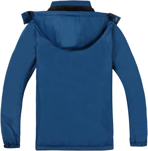 Miniatura 2 de WHATWEARS Men's Winter Coats Waterproof Ski Jacket for Men Snow Coat Windproof Mountain Jackets with Hooded
