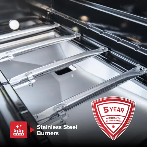 Miniatura 5 de Nexgrill Parrilla de Gas Propano Deluxe de 5 Quemadores con Mesa Lateral y Quemador Lateral de Sellado de Cerámica, 771 pulgadas cuadradas, 75000