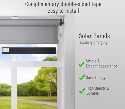 Miniatura 4 de Cargador de panel solar de 8.4 V para persianas enrollables motorizadas, fuente de alimentación solar de alta eficiencia de 3.5 W/11 W