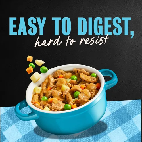 Miniatura 9 de Cesar Home Delights - Comida húmeda para perros adultos, pollo y verduras de cocción lenta en salsa y estofado de ternera, lote variado, comida