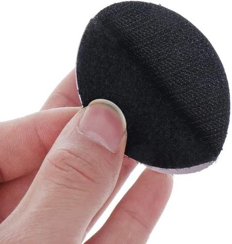 Miniatura 3 de LLPT 32 pares de sujetadores de cinta de gancho y bucle de diámetro redondo. Almohadilla de puntos adhesivos de 2.4 pulgadas con cinta adhesiva