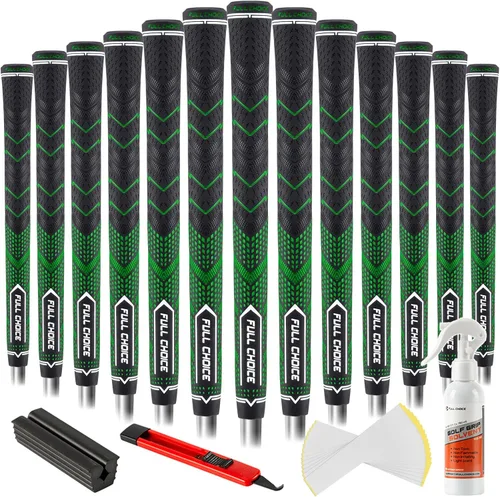 Miniatura 12 de Rubber Golf Grips 13 Pack, High Traction, Non-Slip, Advanced Texture, Choose from 13 Grips or 13 Grips with Regripping Kit, Standard/Mid/Jumbo