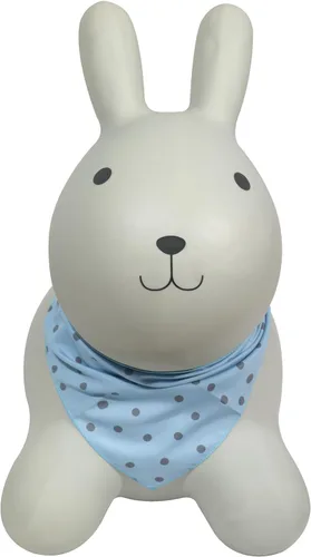 Miniatura 5 de Kindsgut Conejo de tolva de animales hinchables para niños, diseñado en Alemania, colores divertidos y modernos, bomba de aire incluida