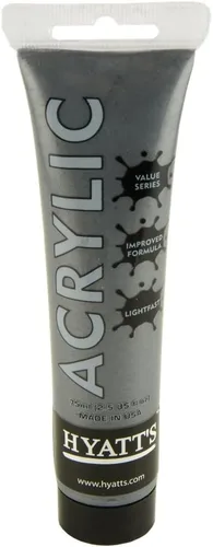 Miniatura 117 de Hyatt's Alizarine - Pintura acrílica carmesí Tubo de pintura acrílica de 2.5 fl oz de grado artístico Secado rápido y pintura no tóxica