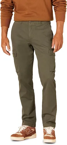 Miniatura 8 de Amazon Essentials Pantalones cargo de sarga de algodón elástico para hombre (disponibles en tallas grandes y altas)