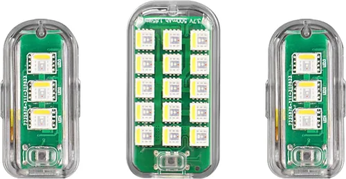 Miniatura 10 de SYMIK GS600 - Luz estroboscópica para dron, distancia de visibilidad de 3.7 mi (3.7 millas), color blanco/rojo/verde, cumple con el requisito