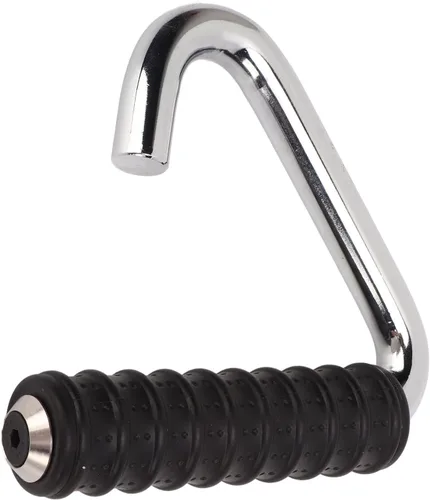 Asas para dominadas, agarre de mango de fitness, asas plateadas resistentes en forma de C, barra de entrenamiento de fuerza para gimnasio, agarre de