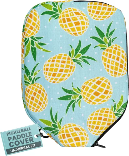 Miniatura 25 de Palms-O-Aces Pickleball Paddle Cover Canvas Padded Pickleball Paddles Sleeve with Zipper Lightweight Protective Paddle Case for Standard Paddles