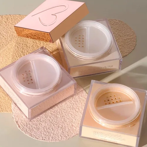 Miniatura 7 de Beauty Creations - Polvo de ajuste suelto que minimiza los poros y las líneas finas, acabado mate, maquillaje facial natural, Honey Me