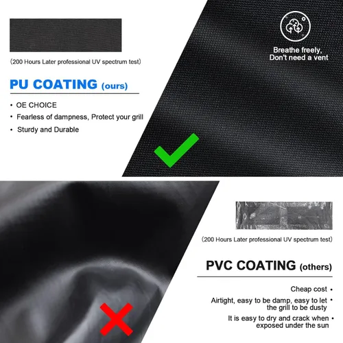 Miniatura 8 de Comnova Cubierta para Parrilla de 30 Pulgadas - 7105 Cubiertas de BBQ para Parrilla de Gas Weber Spirit 210 Resistente e Impermeable, Cubierta