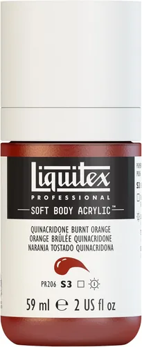 Miniatura 98 de Liquitex Professional Soft Body - Pintura acrílica, botella de 2 onzas (59 ml), blanco titanio Titanio Blanco