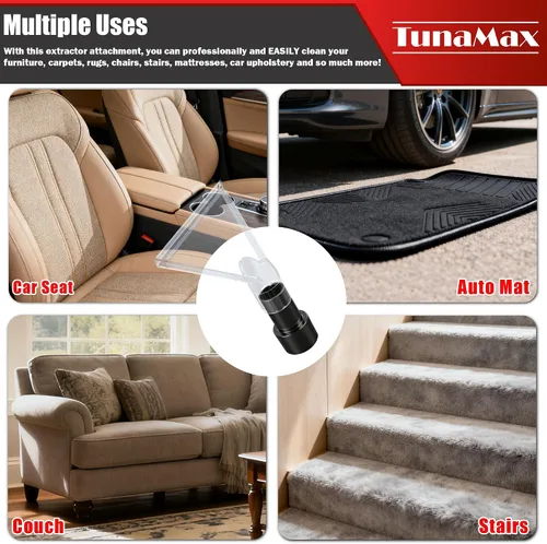 Miniatura 9 de TunaMax Funciona universal con todos los accesorios extractores de aspiradoras de tienda con 1-1/4 pulgadas y 1-7/8 pulgadas y 2-1/2 pulgadas, tres