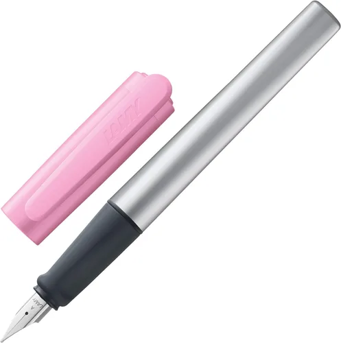 Miniatura 16 de LAMY nexx azure - Pluma estilográfica con empuñadura antideslizante y punta de acero pulido en tamaño M - cuerpo triangular de aluminio - incluyendo
