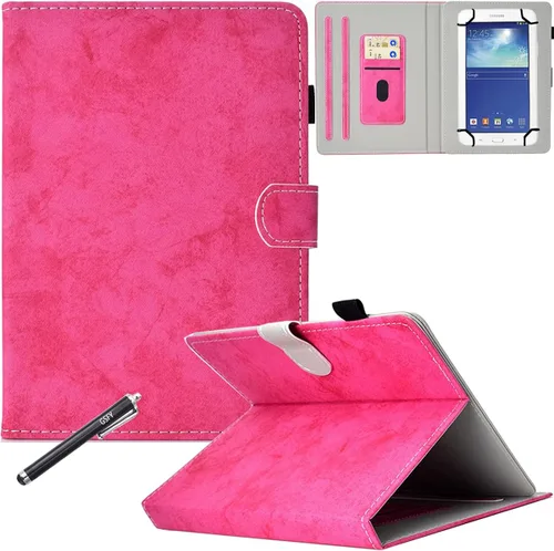 Miniatura 20 de NewShine - Funda universal para tablet de 7.9 a 8.5 pulgadas, funda de piel sintética para iPad mini 1/2/3/4, Galaxy Tab 3/4/Note 8.0, Amazon Kindle