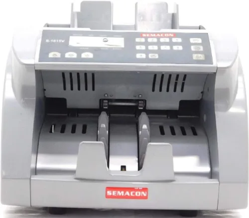 Miniatura 3 de S-1615V Contador de valor de moneda de grado bancario premium (UV CF), teclado de 10 dígitos, hasta 1800 billetes por minuto, procesamiento por