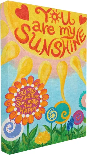 Miniatura 14 de Stupell Industries Placa de pared You are My Sunshine, 13 x 19 pulgadas, diseño por artista nJoyArt
