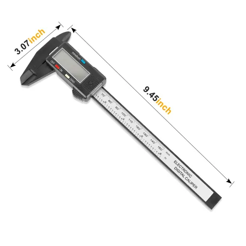 Miniatura 7 de Calibre digital, calibre Sangabery de 0 a 6 pulgadas con pantalla LCD grande, función de apagado automático, herramienta de medición de conversión