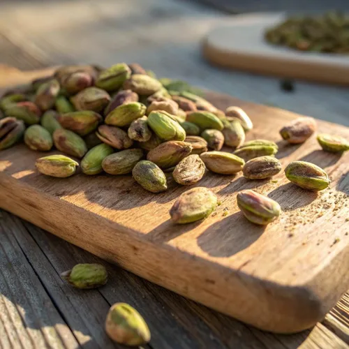 Miniatura 3 de Setton Farms Granos de Pistacho Pelados, Tostados en Seco Sin Sal, 20 onzas (Sin Concha, Sin Sal) (También perfecto para hacer Chocolate de Dubái)
