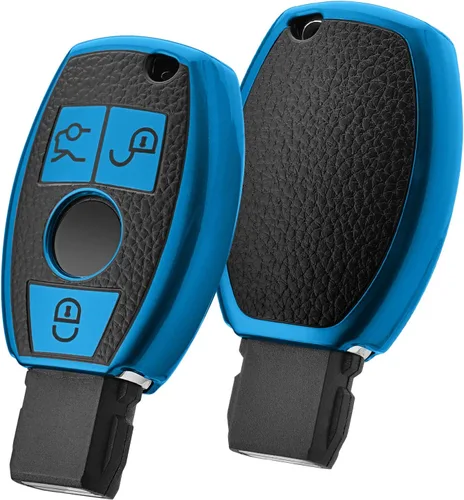 Miniatura 15 de ELOHEI - Funda para llavero de Mercedes Benz de TPU suave premium, compatible con Mercedes Benz C E S M, CLS, CLK, G, Clase G, llavero inteligente