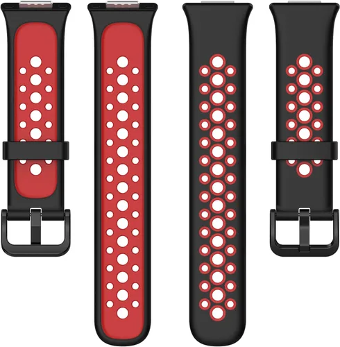 Miniatura 7 de Lijinlan Paquete de 4 correas compatibles con Huawei Watch Fit 2 activas/clásicas/elegantes, correa deportiva de repuesto de silicona suave Paquete 2