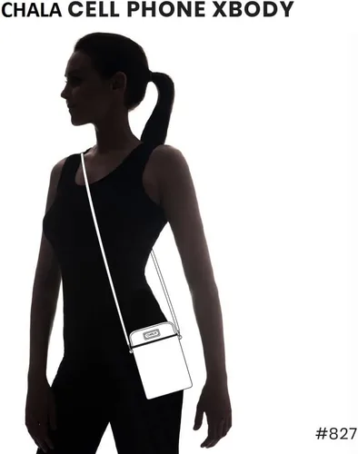 Miniatura 3 de CHALA - Bolso cruzado para teléfono celular, bolso de mano de pulsera multicolor para mujer con correa ajustable