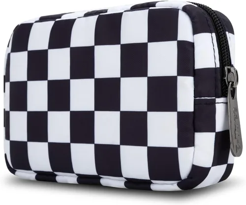 Miniatura 18 de E-Tree Bonita bolsa pequeña, bolsa de cosméticos de maquillaje, bolsa de maquillaje para bolso, bolsa de aseo con cremallera, organizador Colorido