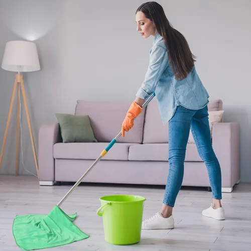 Miniatura 2 de SmoothNovelty 10 piezas de paño de limpieza de microfibra extra grande de 30" x 20" toalla de microfibra grande para piso reutilizable lavable sin