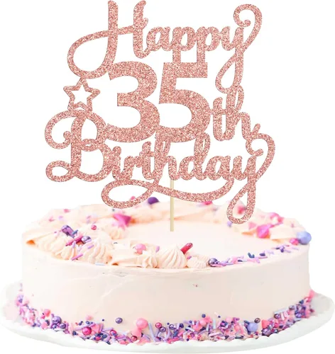 Miniatura 64 de 1 paquete de decoración de pastel de feliz 15 cumpleaños, topper de pastel dorado con purpurina Mis Quince 15, saludos a 15 años, adorno de pastel