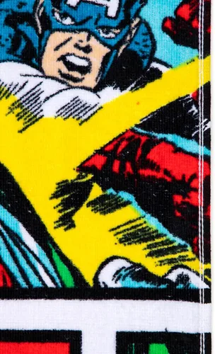 Miniatura 5 de Jay Franco Marvel Comics - Toalla grande para baño/piscina/playa para niños, estilo vintage de cómic, toalla de algodón súper suave y absorbente