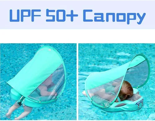 Miniatura 4 de HECCEI Toldo extraíble para bebé, toldo extraíble a prueba de rayos UV, toldo cubierto con revestimiento de protección solar UPF 50+, compatible